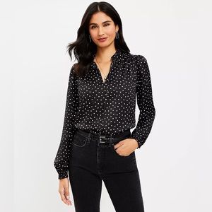 LOFT Polka Dot Blouse